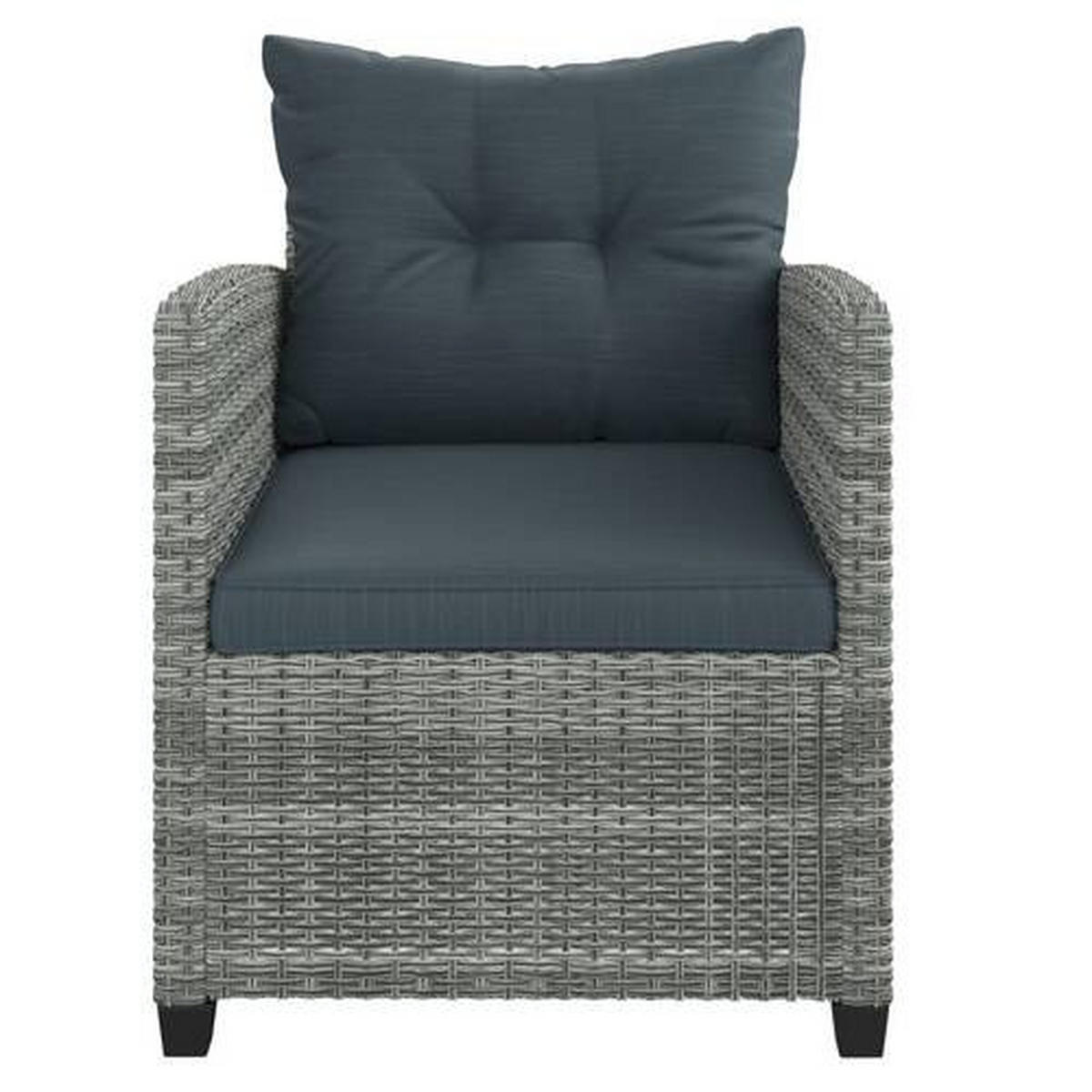 DINING-LOUNGESET 7-teilig  - Grau, MODERN, Kunststoff/Metall (78kg) - Ambia Garden