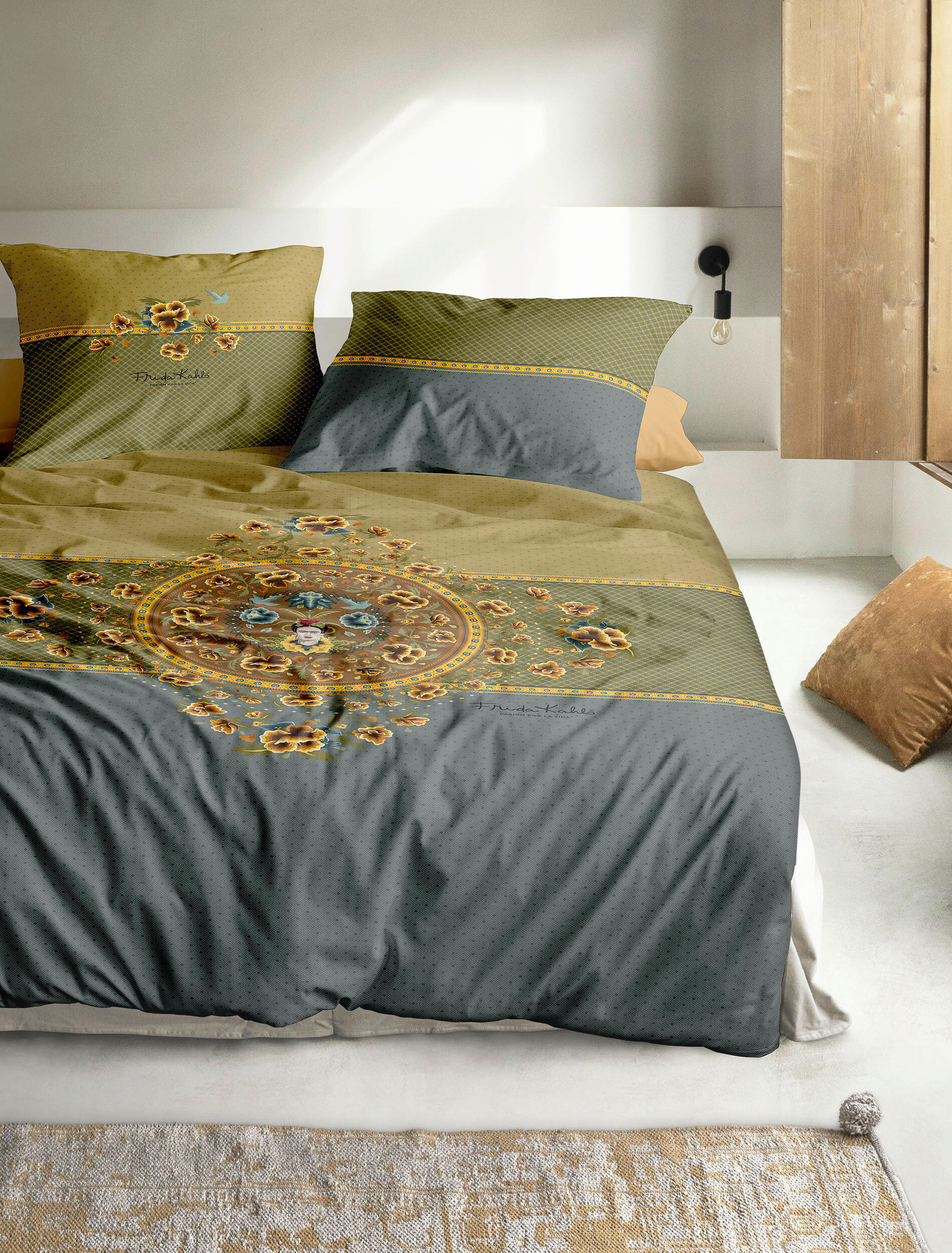 BETTWÄSCHE Makosatin 135/200 cm  - Grün, KONVENTIONELL, Textil (135/200cm) - Irisette
