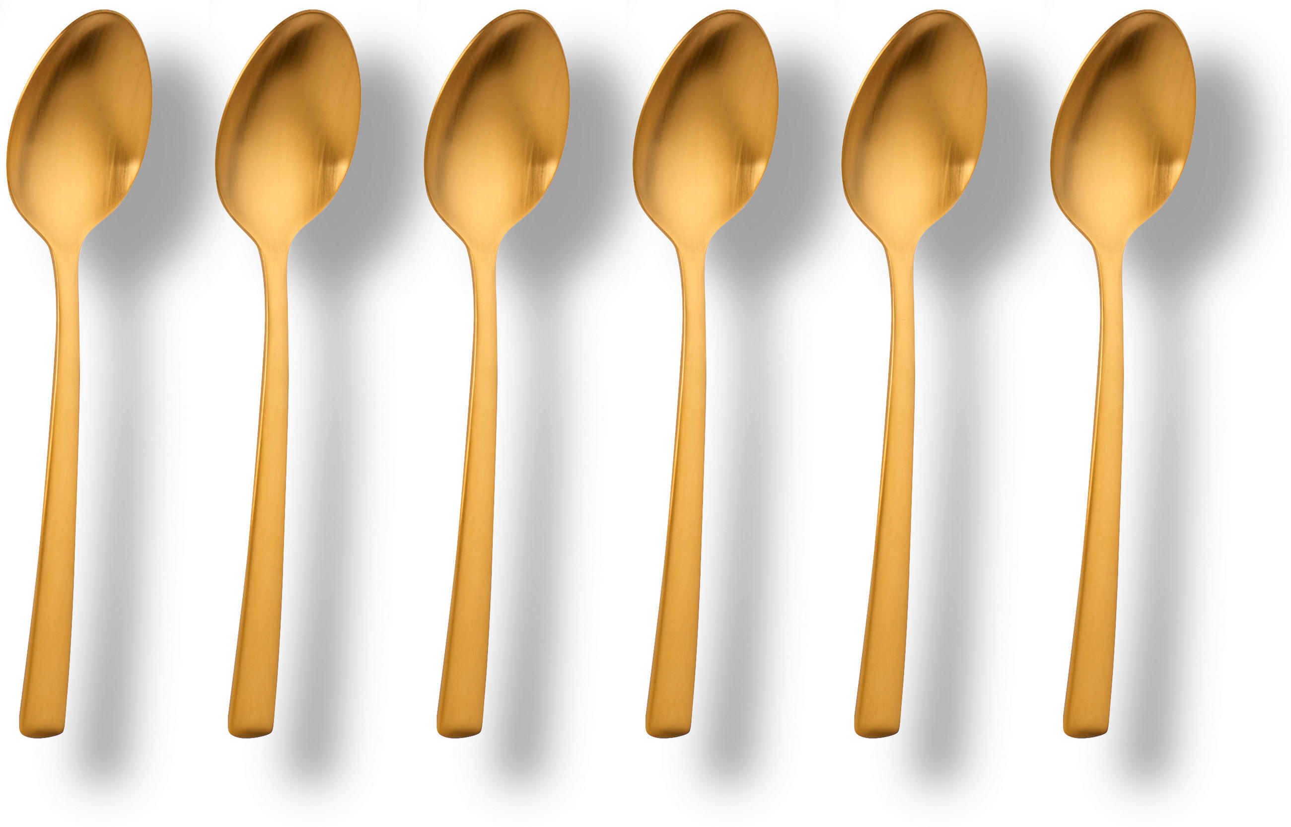 KAFFEELÖFFELSET - Goldfarben, Basics, Metall (13,7cm) - Echtwerk
