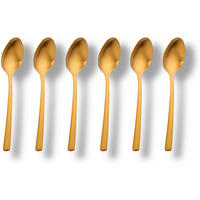 KAFFESKED SET   - guldfärgad, Basics, metall (13,7cm) - Echtwerk