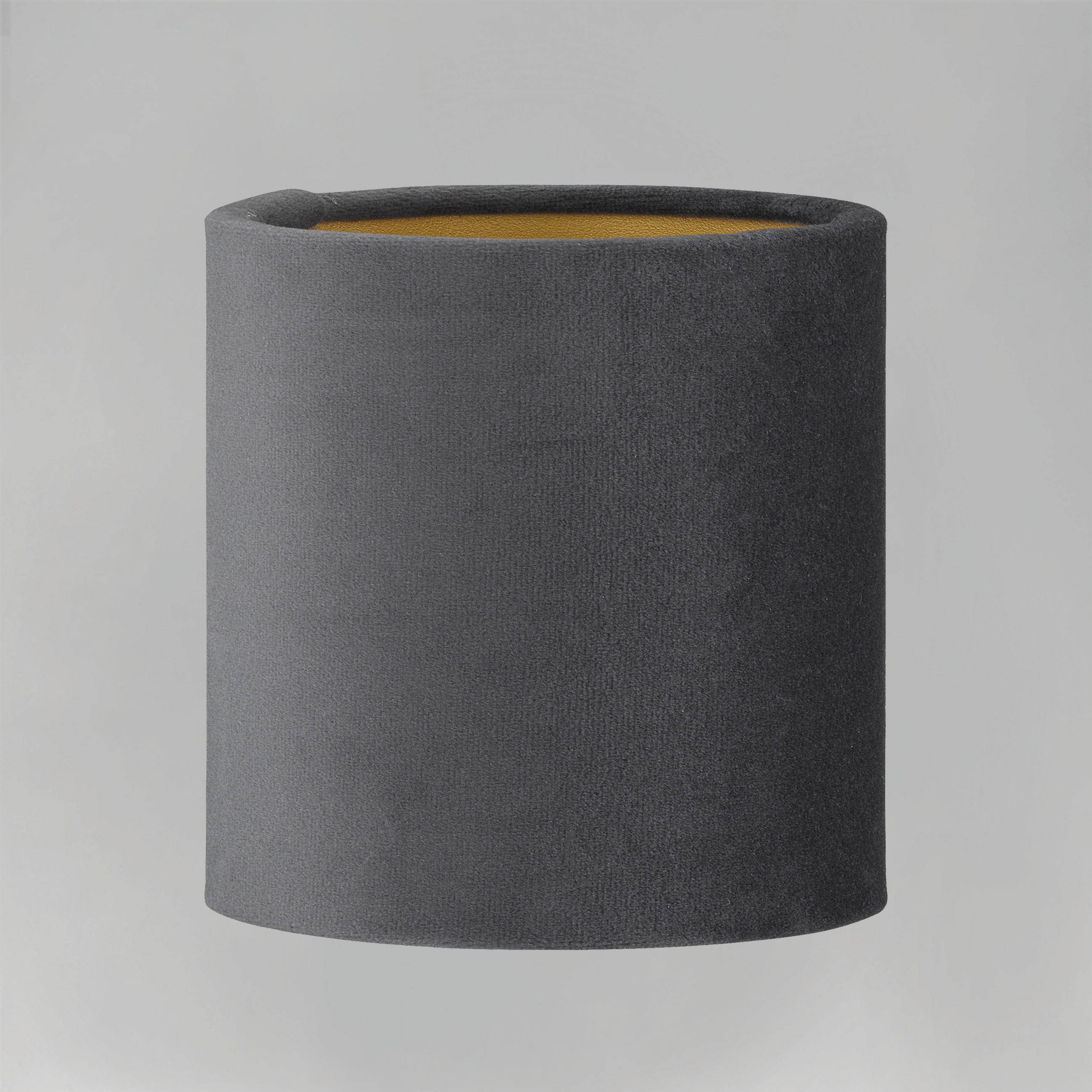 LAMPSKÄRM Modular M 18/18 cm   - grå/guldfärgad, Basics, textil (18/18cm) - Fischer & Honsel