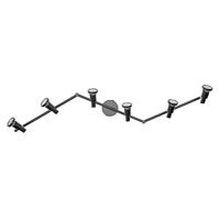 LED-STRAHLER 119,8/9/17,6 cm  - Schwarz, Basics, Metall (119,8/9/17,6cm) - Osram