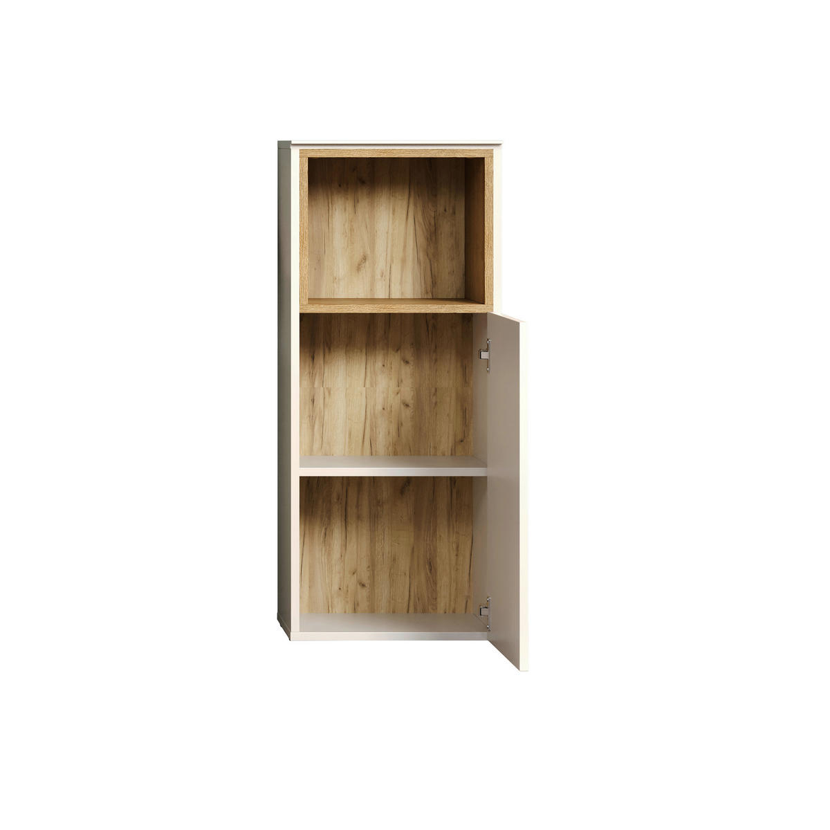 MIDISCHRANK 40/95/31 cm  - Kaschmir/Schwarz, Trend, Holzwerkstoff/Kunststoff (40/95/31cm) - MID.YOU