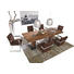 ESSTISCH Eiche massiv rechteckig Eichefarben - Eichefarben, LIFESTYLE, Holz/Metall (220/100/76,5cm) - MUSTERRING