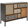 KOMMODE  in 120/84/38 cm  - Multicolor/Schwarz, ROMANTIK / LANDHAUS, Holz/Holzwerkstoff (120/84/38cm) - Landscape