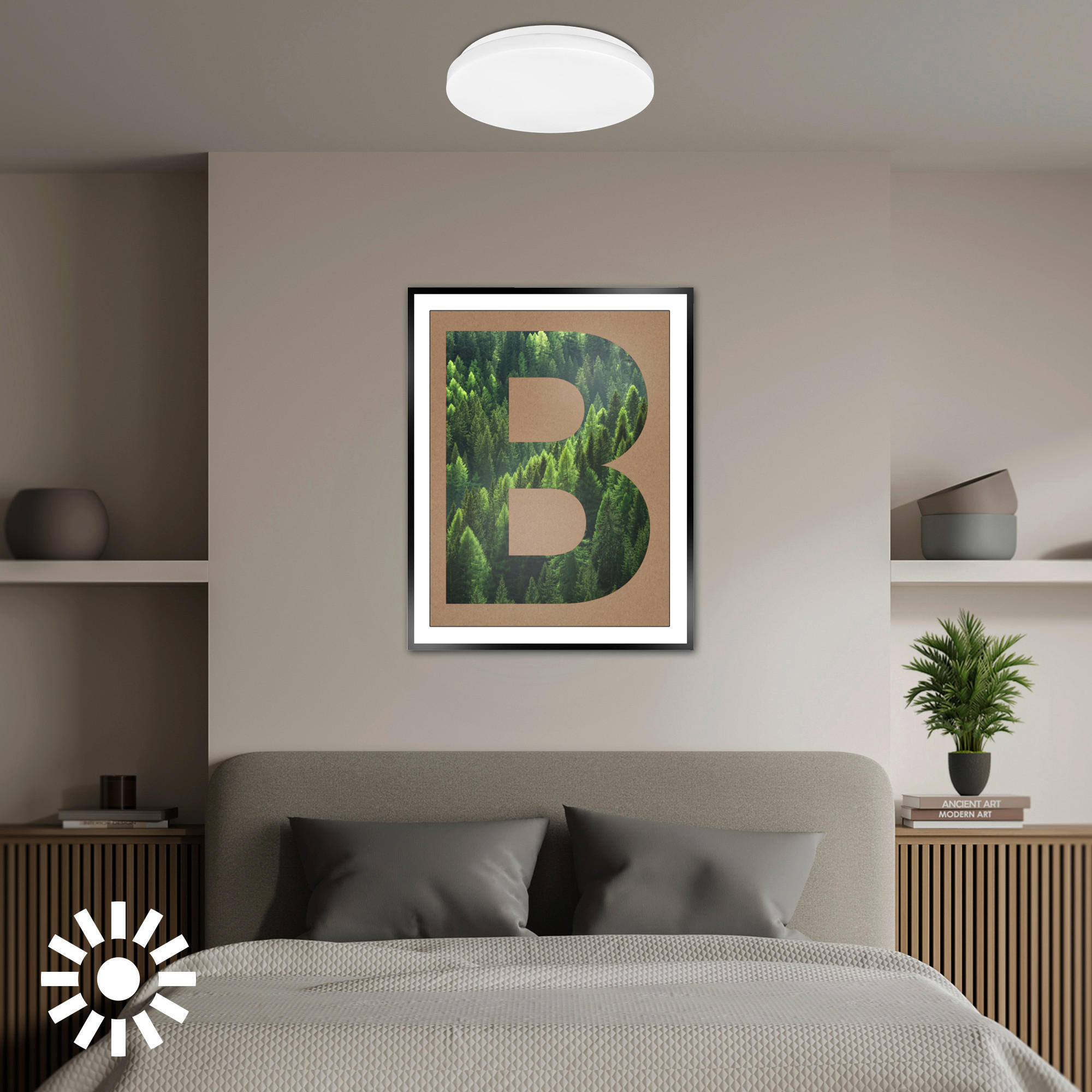 Thumbnail - Led-Deckenleuchte Elipso A, Weiß, Kunststoff, rund,rund, A, 6 cm, Lampen & Leuchten, Innenbeleuchtung, Leuchten nach Räu...