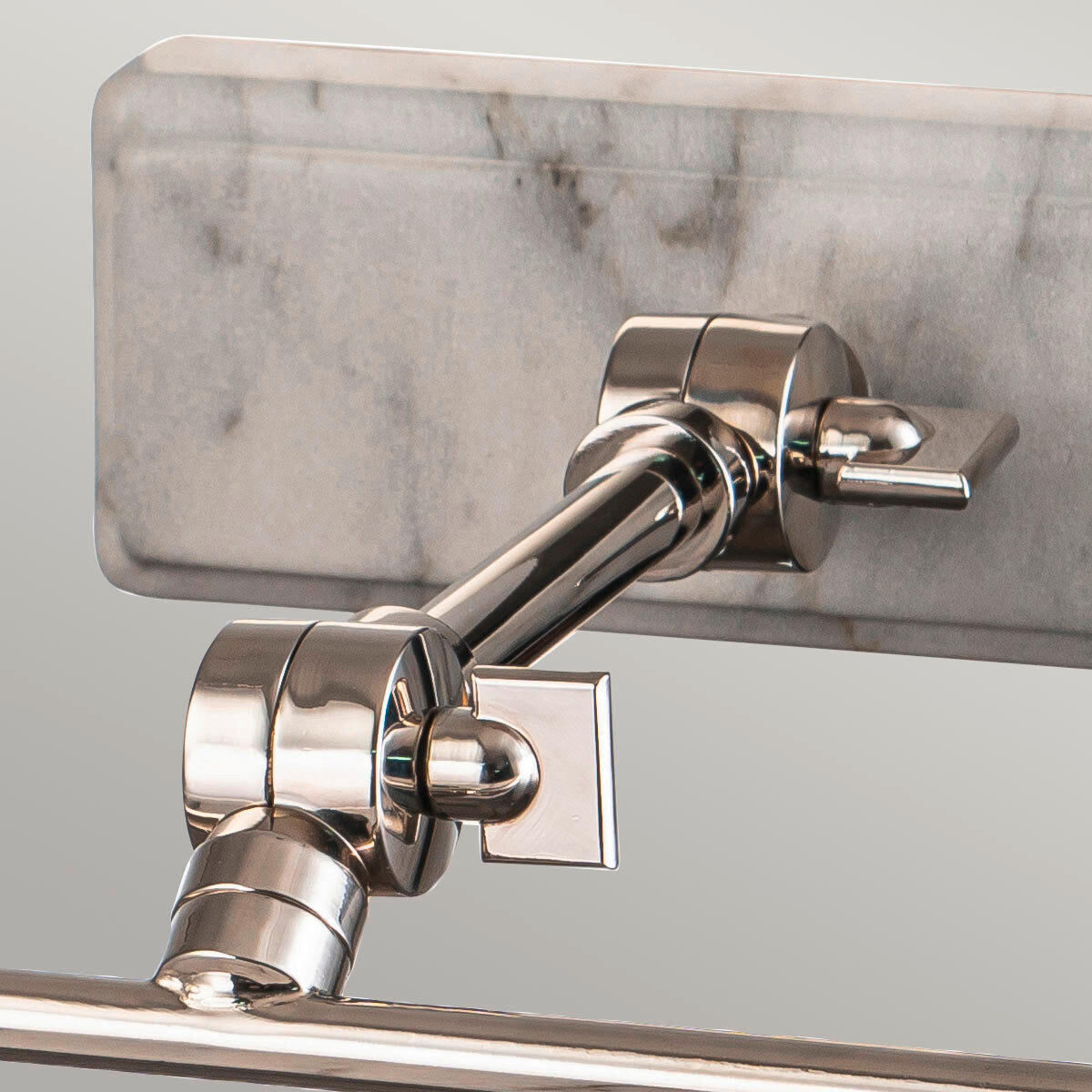 BILDERLEUCHTE - Weiss/Nickelfarben, Konventionell, Metall (12,7/44,5/31,8cm) - Elstead Lighting
