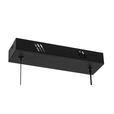LED-HÄNGELEUCHTE Oxira 110/7/120 cm  - Multicolor/Schwarz, Design, Kunststoff/Metall (110/7/120cm) - Dieter Knoll