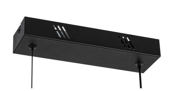 LED-HÄNGELEUCHTE Oxira 110/7/120 cm  - Multicolor/Schwarz, Design, Kunststoff/Metall (110/7/120cm) - Dieter Knoll