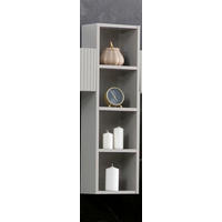 CORP CU RAFTURI  28/100/25,5 cm gri  - gri, Lifestyle, material pe bază de lemn (28/100/25,5cm) - Stylife