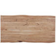TISCHPLATTE      - Akaziefarben, Design, Holz (220/100/5cm) - Landscape