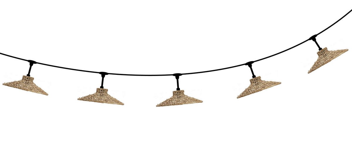 AUßENLEUCHTE Sari 650 cm   - Naturfarben, Natur, Naturmaterialien (650cm) - PR Home