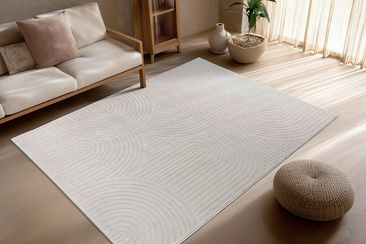 FLACHWEBETEPPICH 200/290 cm Silberfarben rechteckig  - Silberfarben, Basics, Textil (200/290cm) - Kayoom