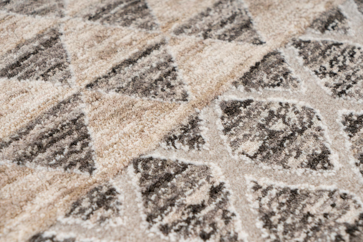 WEBTEPPICH 160/230 cm My Bella Grau  - Grau, Design, Textil (160/230cm) - Obsession