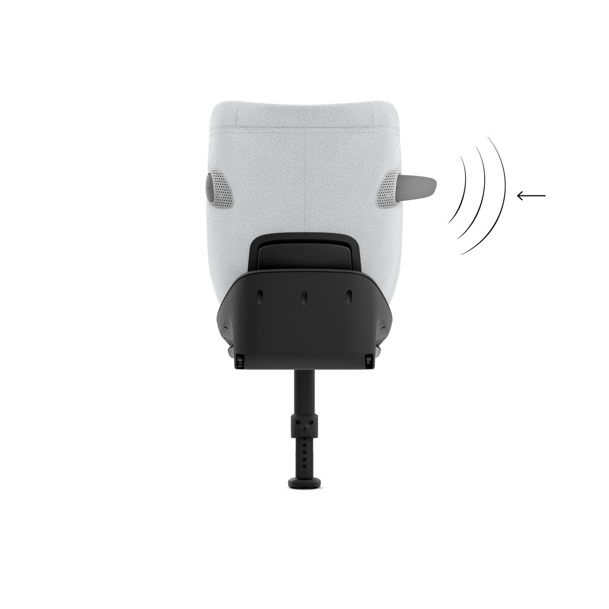 REBOARDER-KINDERSITZ Sirona Ti Plus  - Weiß, Basics, Kunststoff/Textil (71/44/75cm) - cybex PLATINUM