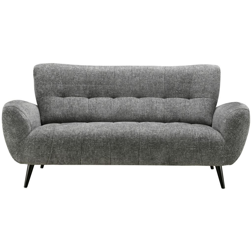 3-sitzer-sofa Prag Dunkelgrau Chenille B: 185 Cm