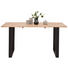ESSTISCH in Holz, Metall 160/90/76 cm - Schwarz/Akaziefarben, Natur, Holz/Metall (160/90/76cm) - Carryhome ESSTISCH in Holz, Metall 160/90/76 cm - Schwarz/Akaziefarben, Natur, Holz/Metall (160/90/76cm) - Carryhome