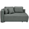 CHAISELONGUE Chenille Grau  - Schwarz/Grau, KONVENTIONELL, Kunststoff/Textil (93/73/171cm) - Carryhome