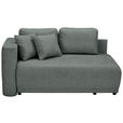 CHAISELONGUE Chenille Grau  - Schwarz/Grau, KONVENTIONELL, Kunststoff/Textil (93/73/171cm) - Carryhome