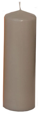 STUMPENKERZE 6,7/20 cm  - Taupe, Basics (6,7/20cm) - Steinhart