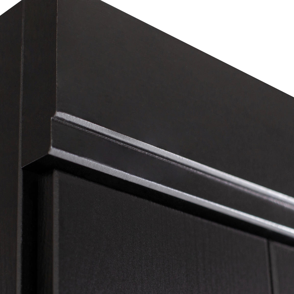 DREHTÜRENSCHRANK  in Schwarz  - Schwarz, Design, Holz (94/195/53cm) - Livetastic