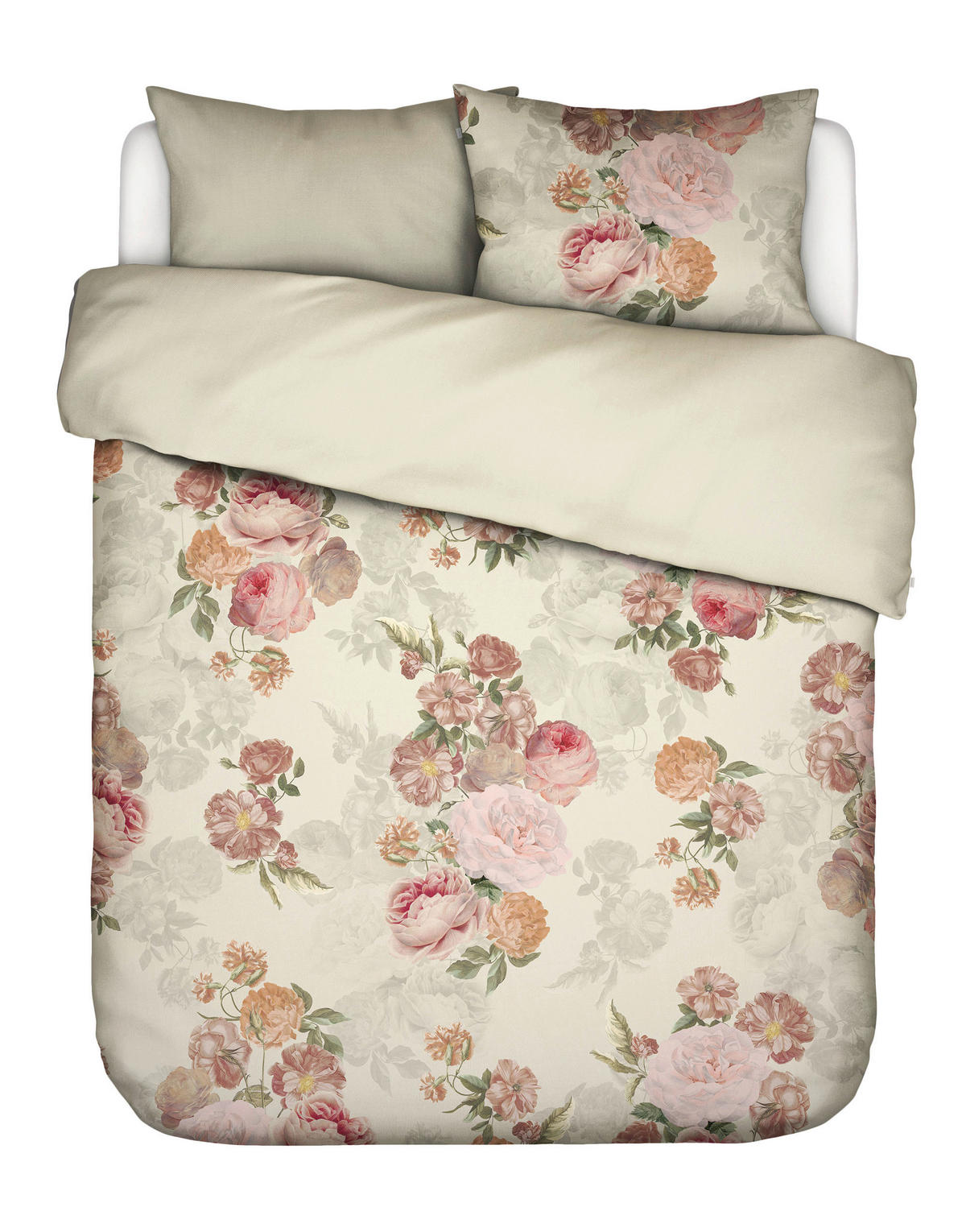 BETTWÄSCHE Orianna Satin 200/200 cm  - Creme, KONVENTIONELL, Textil (200/200cm) - Essenza