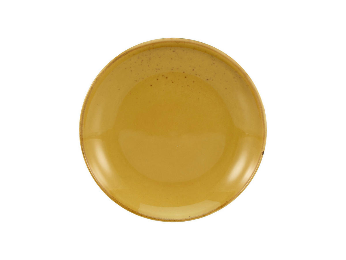 SUPPENTELLERSET 6-teilig  - Currygelb, Trend, Keramik (22cm) - Creatable