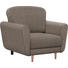 SESSEL in Textil Hellbraun - Hellbraun, Design, Holz/Textil (95/90/93cm) - Hom`in SESSEL in Textil Hellbraun - Hellbraun, Design, Holz/Textil (95/90/93cm) - Hom`in