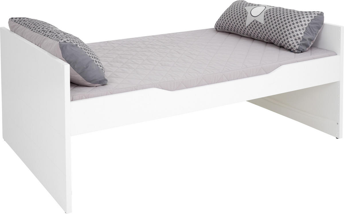 BETT Fiona 120/200 cm Weiß  - Weiß, Design (120/200cm) - Paidi