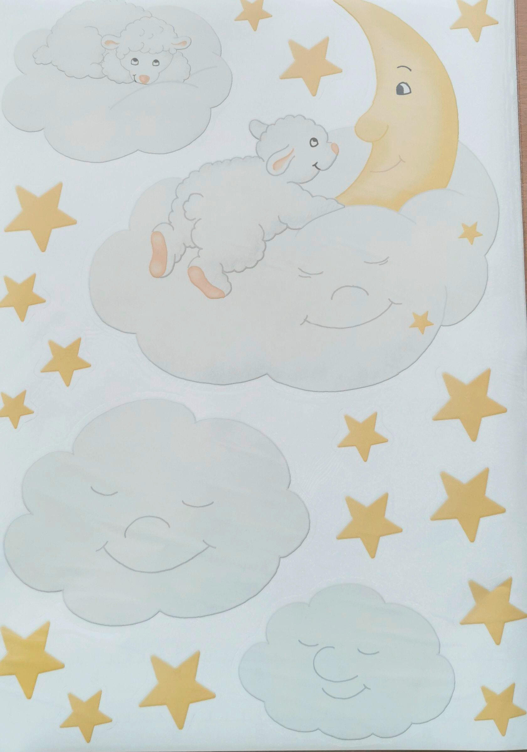 NALEPNICA ZA ZID  34/48/0,2 cm         - višebojna, Osnovno, papir (34/48/0,2cm)