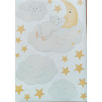 NALEPNICA ZA ZID  34/48/0,2 cm         - višebojna, Osnovno, papir (34/48/0,2cm)