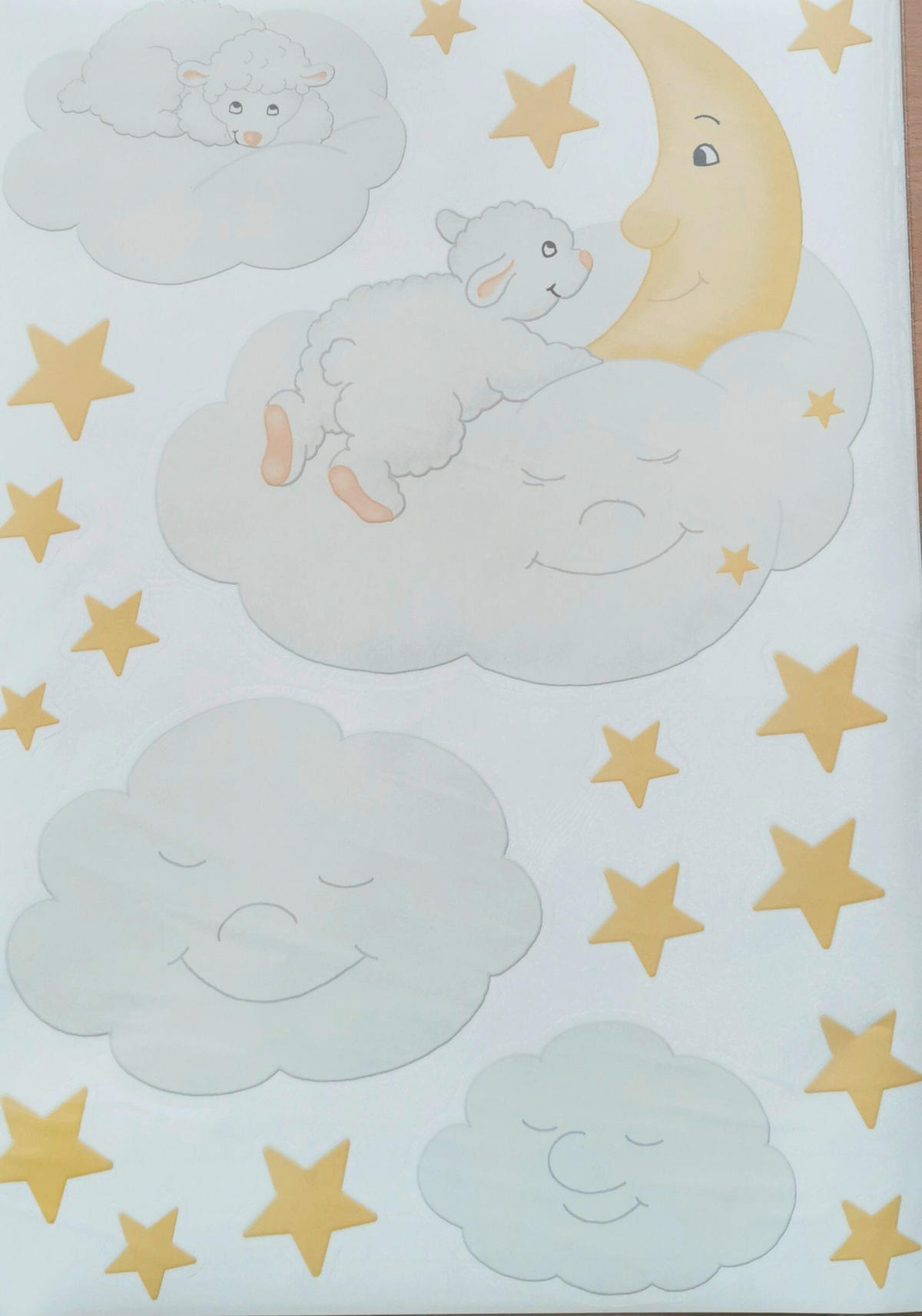 NALEPNICA ZA ZID  34/48/0,2 cm         - višebojna, Osnovno, papir (34/48/0,2cm)