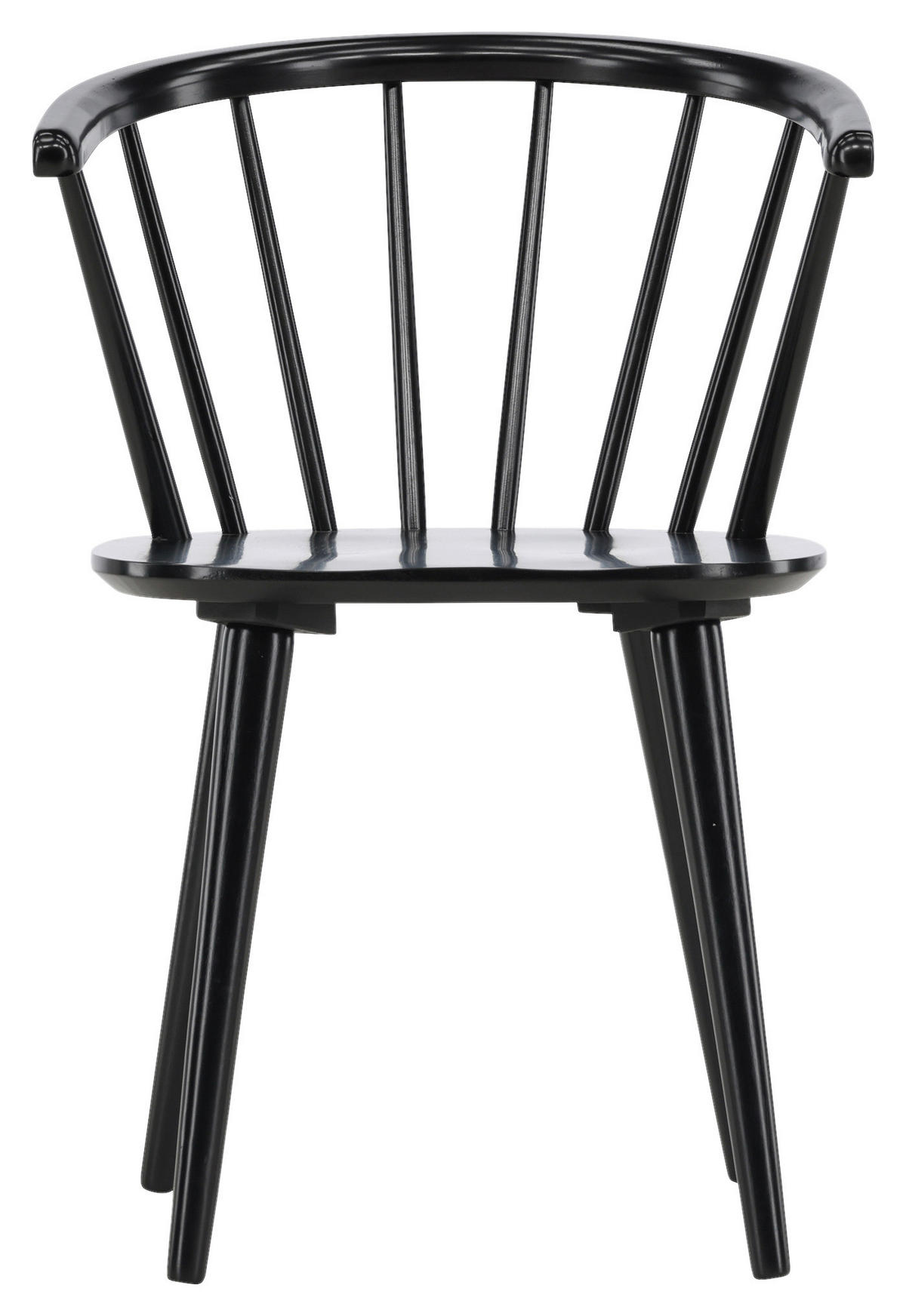 STUHL-SET 2 Stück  in  - Schwarz, Design, Holz (55/75/53cm) - Livetastic
