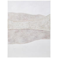 ÖLGEMÄLDE Abstraktes Grau, Goldfarben, Hellbraun 90/120 cm  - Hellbraun/Goldfarben, Basics, Holz/Textil (90/120cm) - Monee