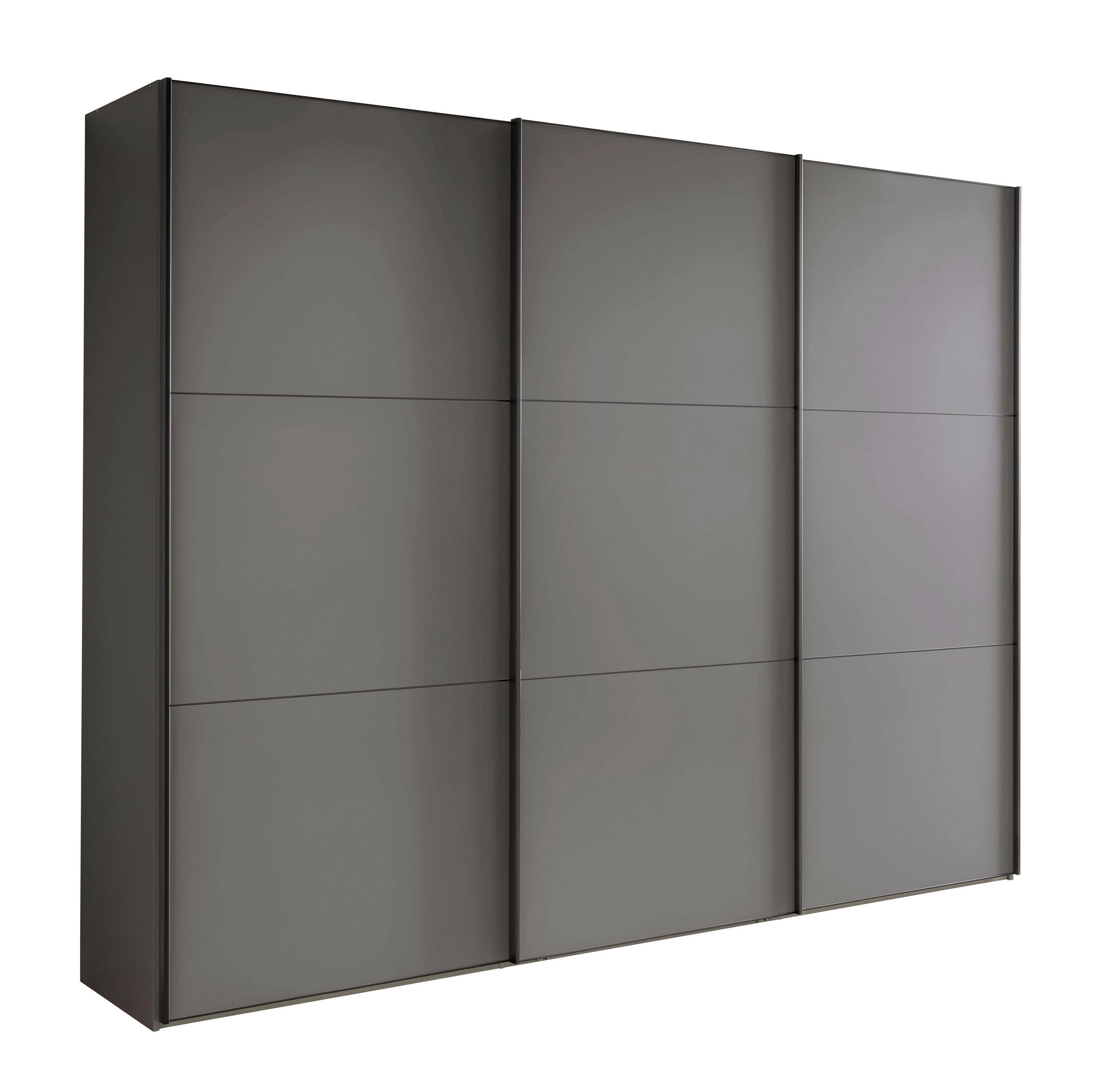 Chameo Schwebetürenschrank Lavagrau 250x236x67 cm