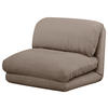 BÄDDFÅTÖLJ i manchester brun  - brun, Design, metall/textil (78/58/82cm) - Livetastic