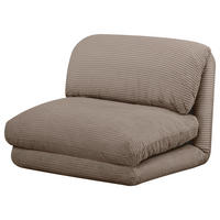 SCHLAFSESSEL Cord Braun    - Braun, Design, Textil/Metall (78/58/82cm) - Livetastic