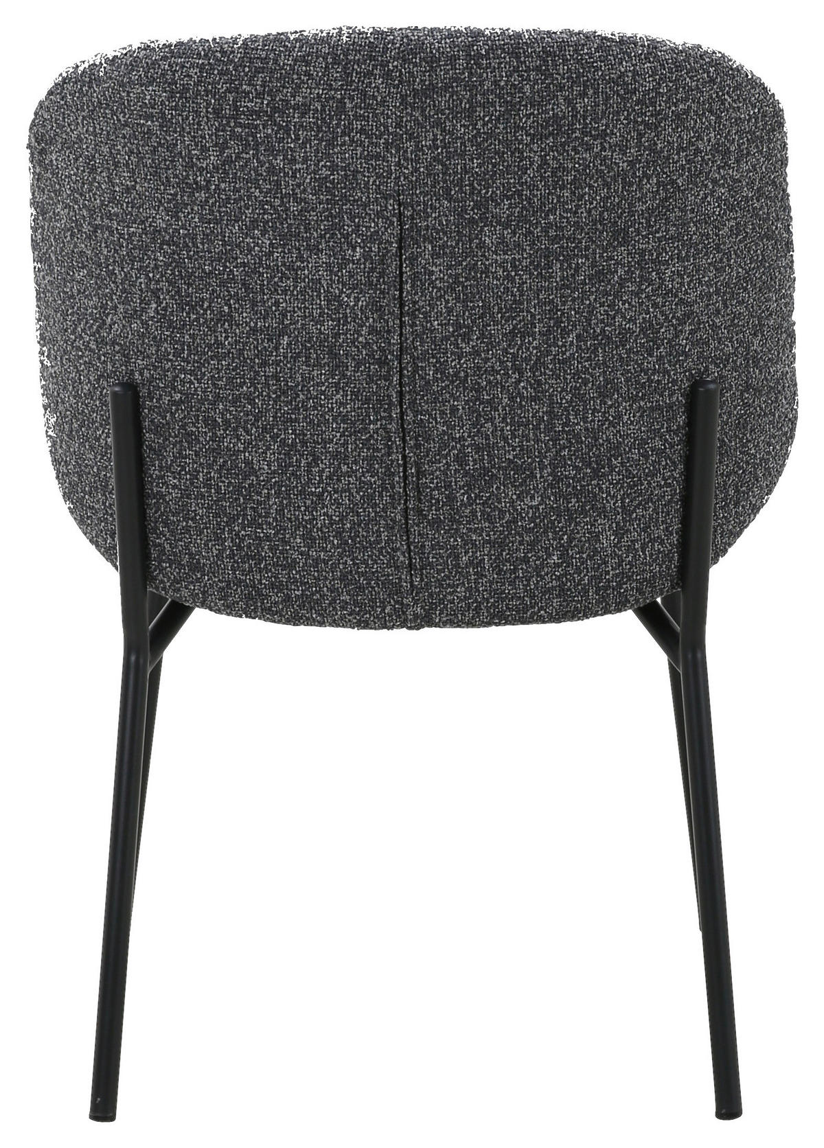 STOL   vävt tyg  - mörkgrå/svart, Modern, metall/textil (48/79/59cm) - Carryhome