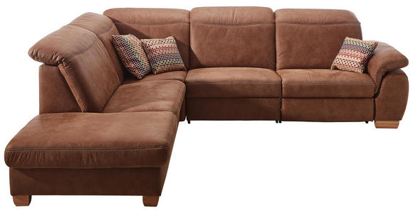 ECKSOFA Braun - Beige/Buchefarben, KONVENTIONELL, Textil (245/299cm) - Voleo