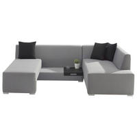 LOUNGEGARNITUR  - Grau, Basics, Textil (300/150/70cm) - Gardenson