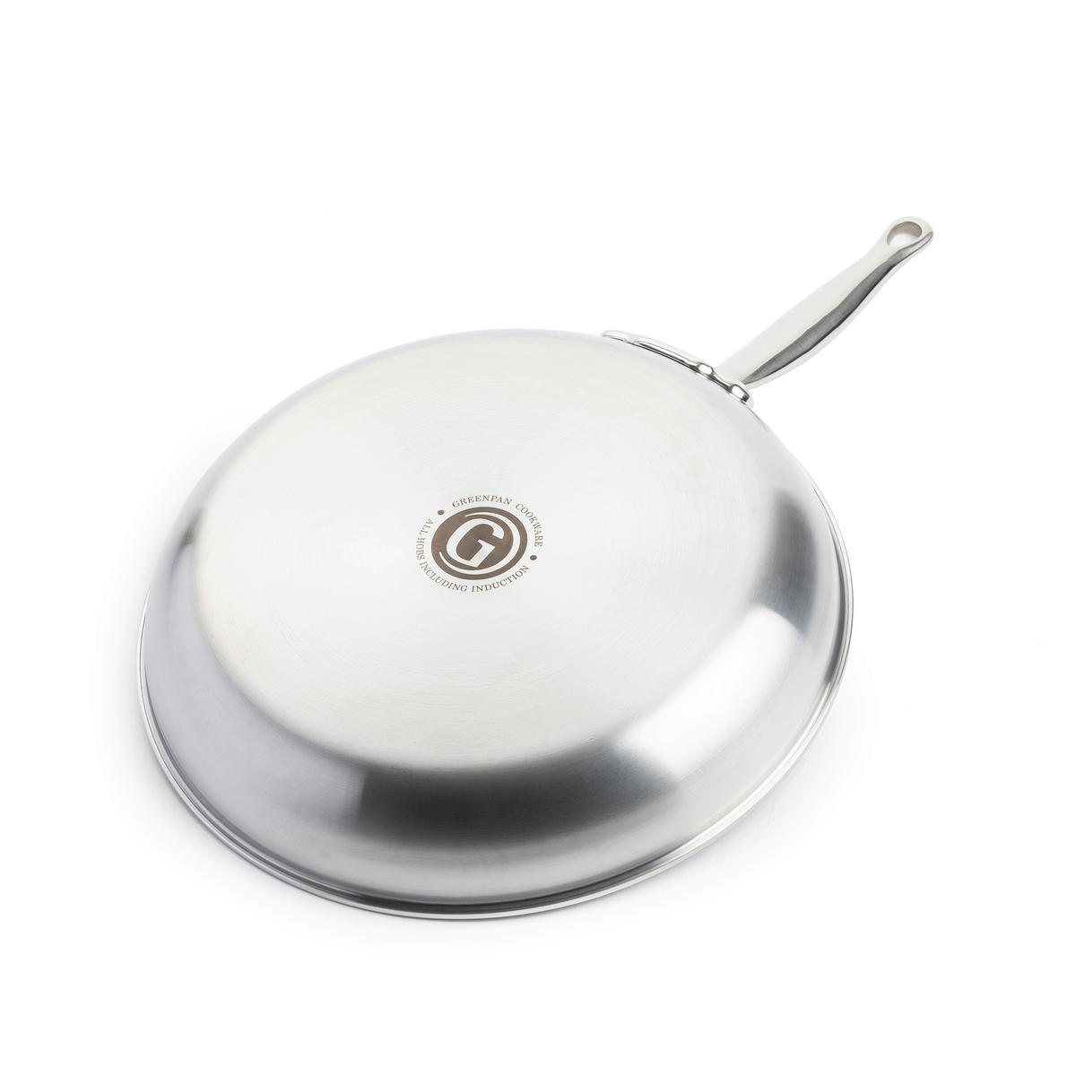 PFANNENSET Premiere Edelstahl 2-teilig  - Grau Hochglanz, Basics, Metall (20 & 28cm) - GreenPan