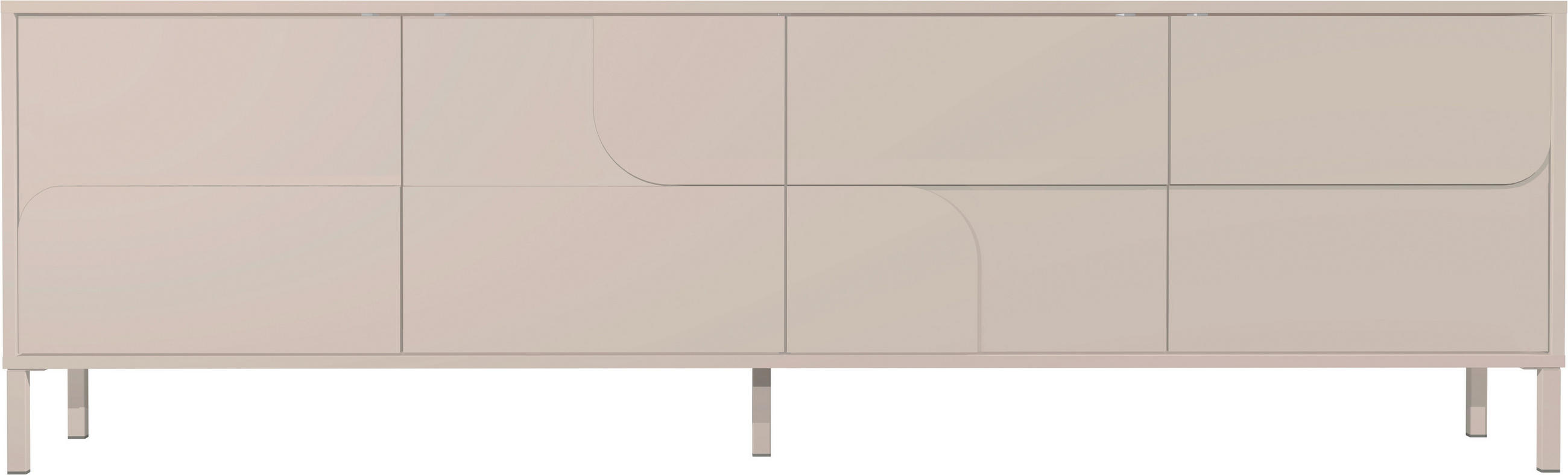 SIDEBOARD  155/85/40 cm  - Kaschmir, Design, Holzwerkstoff/Metall (155/85/40cm) - MID.YOU