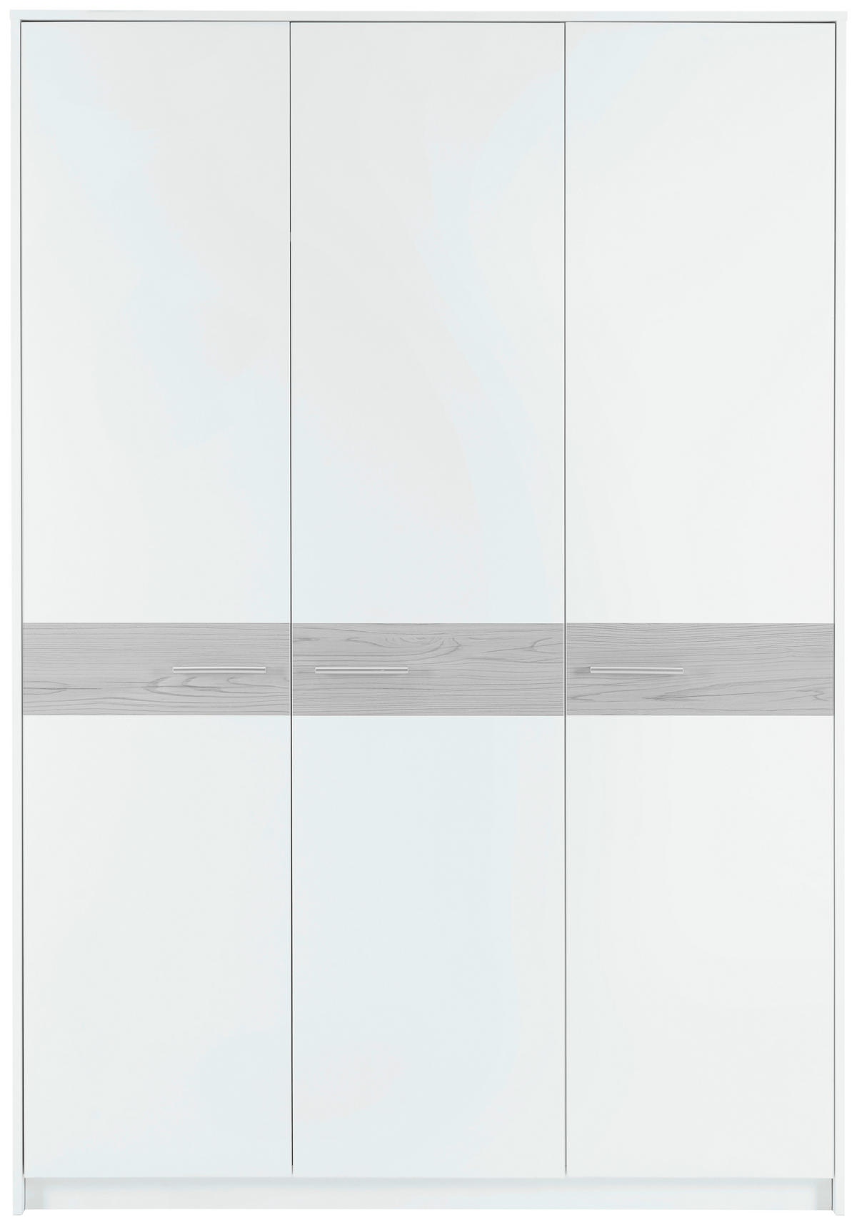SKRIŇA DO IZBY PRE BÁBÄTKO biela, farba pínie,  - biela/strieborná, Basics, kompozitné drevo/plast (135/195/53cm) - My Baby Lou