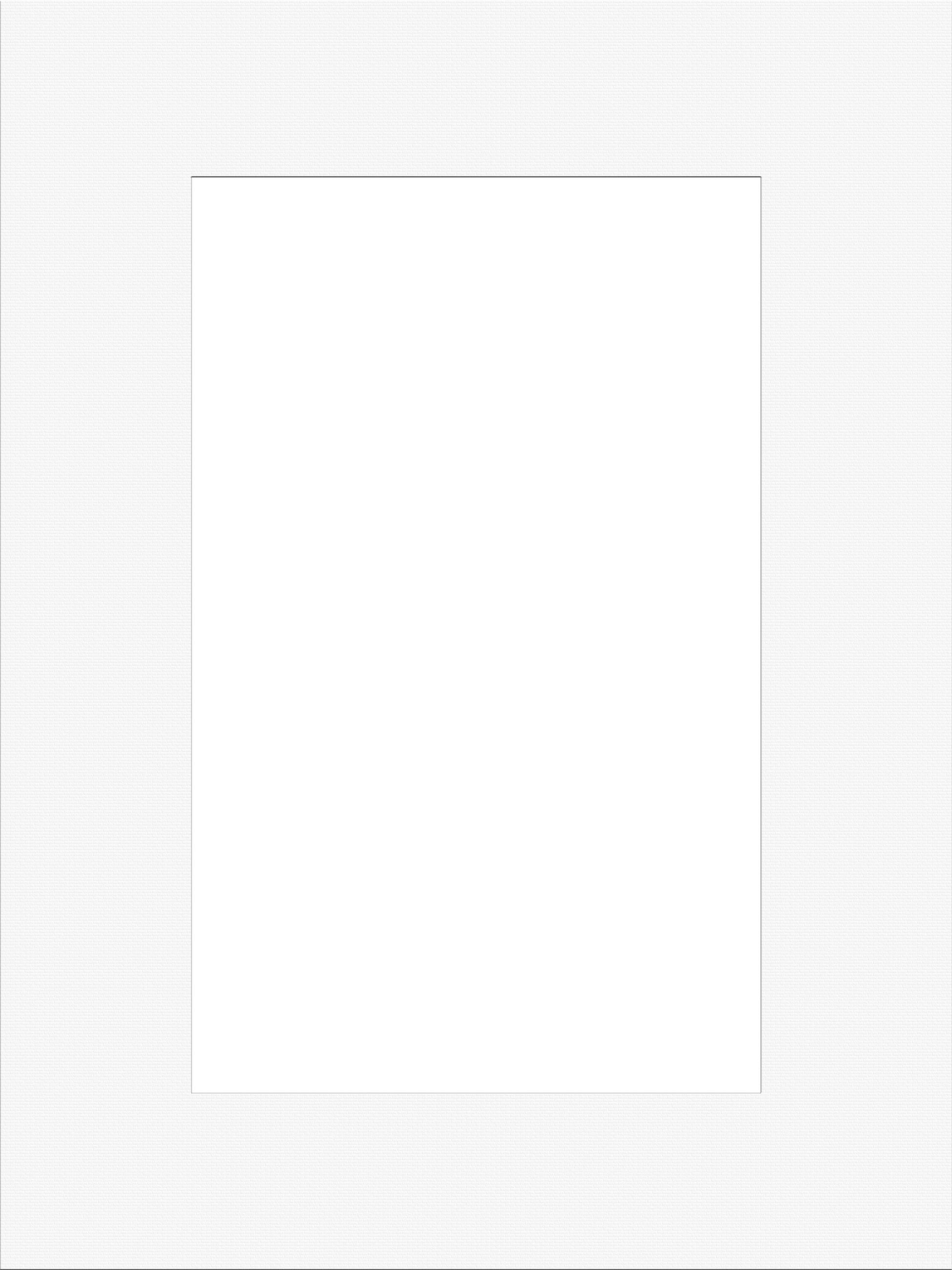 PASSEPARTOUT in Weiss  - Weiss, Basics, Papier (30/40/0,1cm)