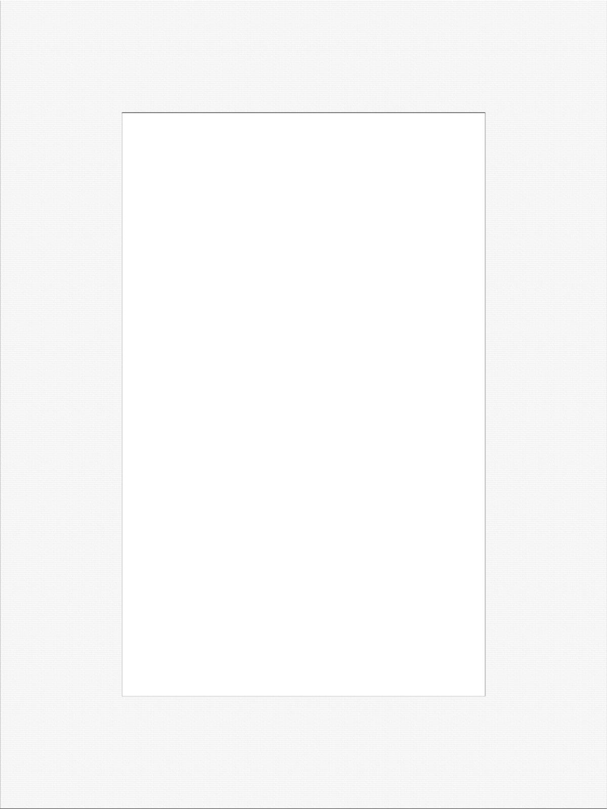 PASSEPARTOUT in Weiss  - Weiss, Basics, Papier (30/40/0,1cm)
