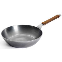 BRATPFANNE Carbon Steel 28 cm  - Silberfarben, Basics, Metall (28cm) - WOLL