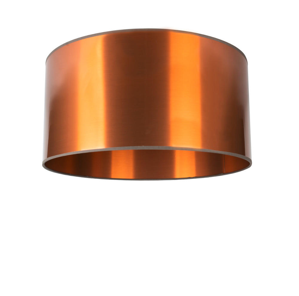 LEUCHTENSCHIRM Kupfer 50/25 cm   - Kupferfarben, Basics, Textil/Metall (50/25cm)