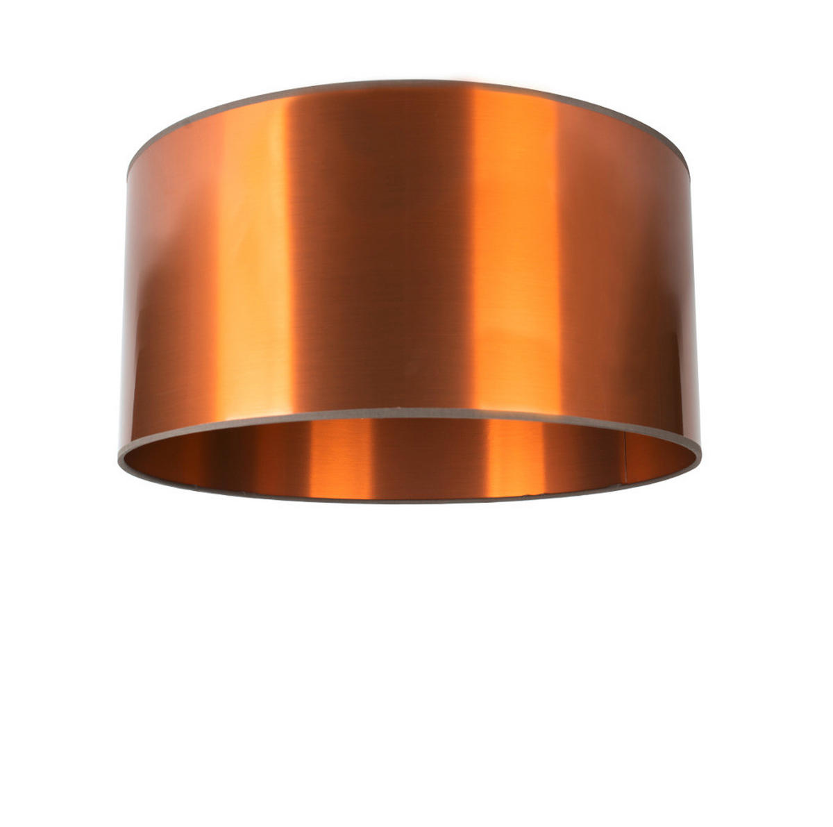 LEUCHTENSCHIRM Kupfer 50/25 cm   - Kupferfarben, Basics, Textil/Metall (50/25cm)