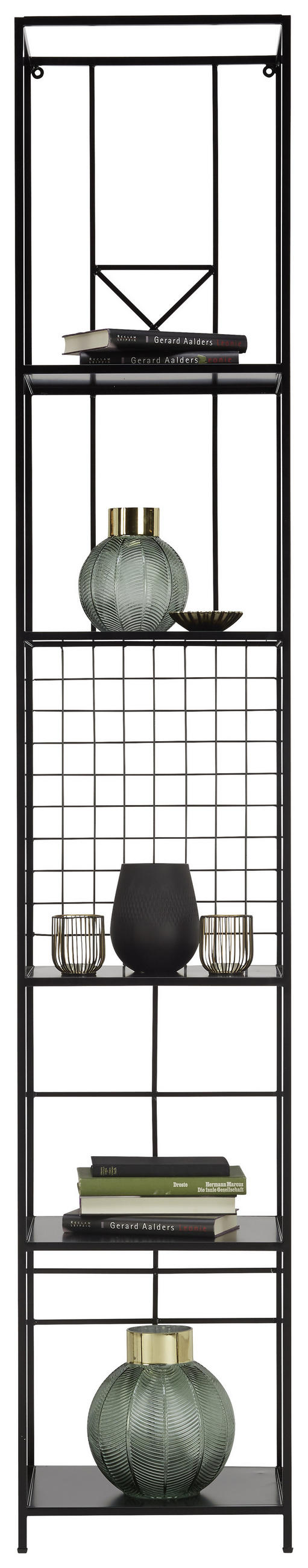 REGÁL, oceľ, 36/200/32 cm - Design (36/200/32cm)