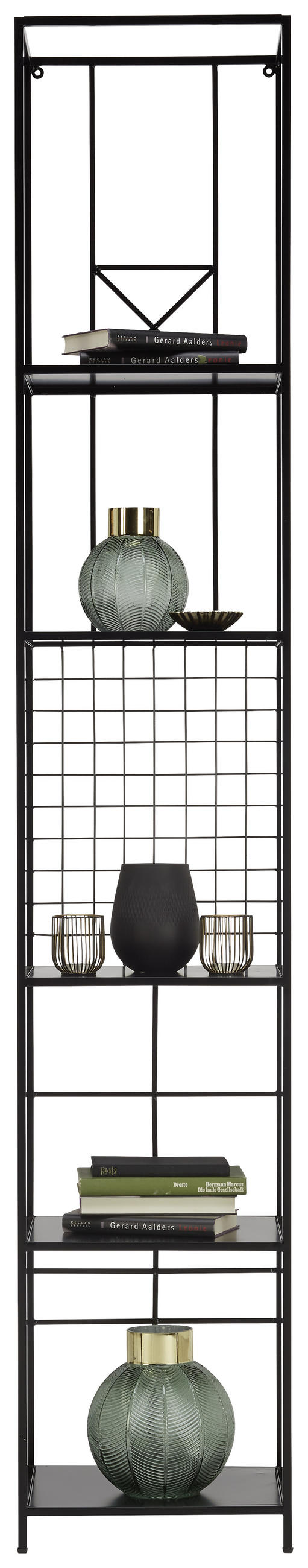 REGÁL, oceľ, 36/200/32 cm - Design (36/200/32cm)